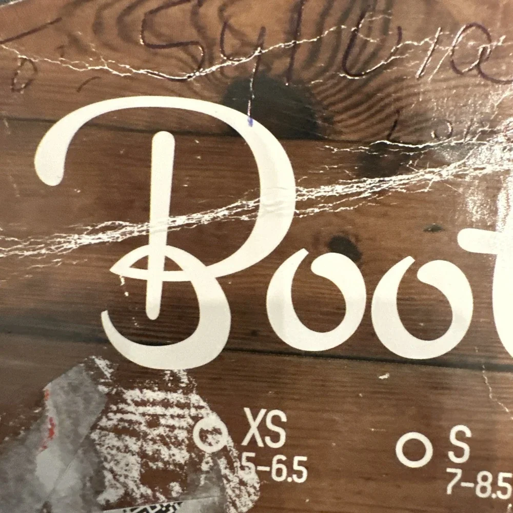 Boot Roxx XS 5-6.5 W Black Trinity Boot‎ Covers NWT Covers Only